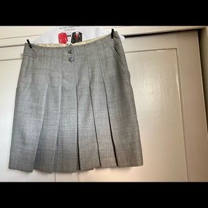 Fully lined wool mini skirt from Anthropologie